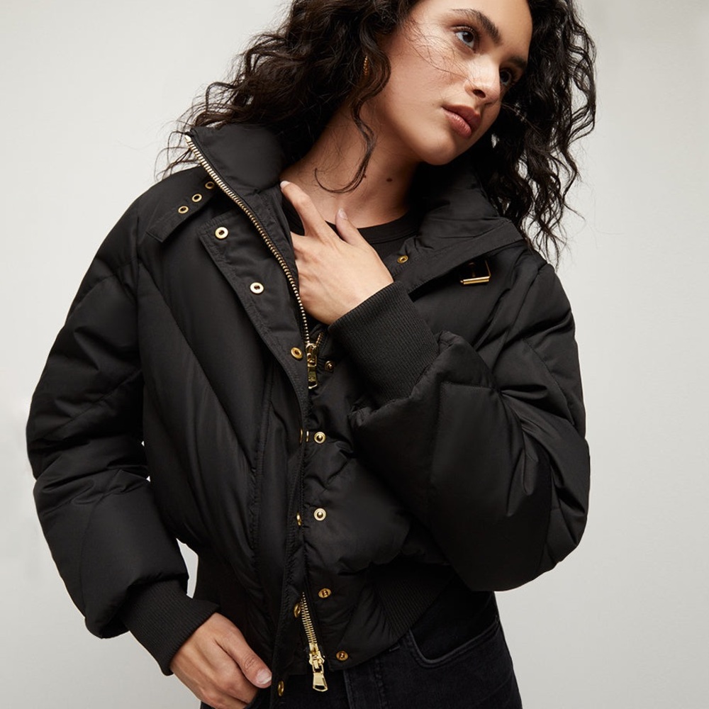 veronica beard burdette quilted puffer coat